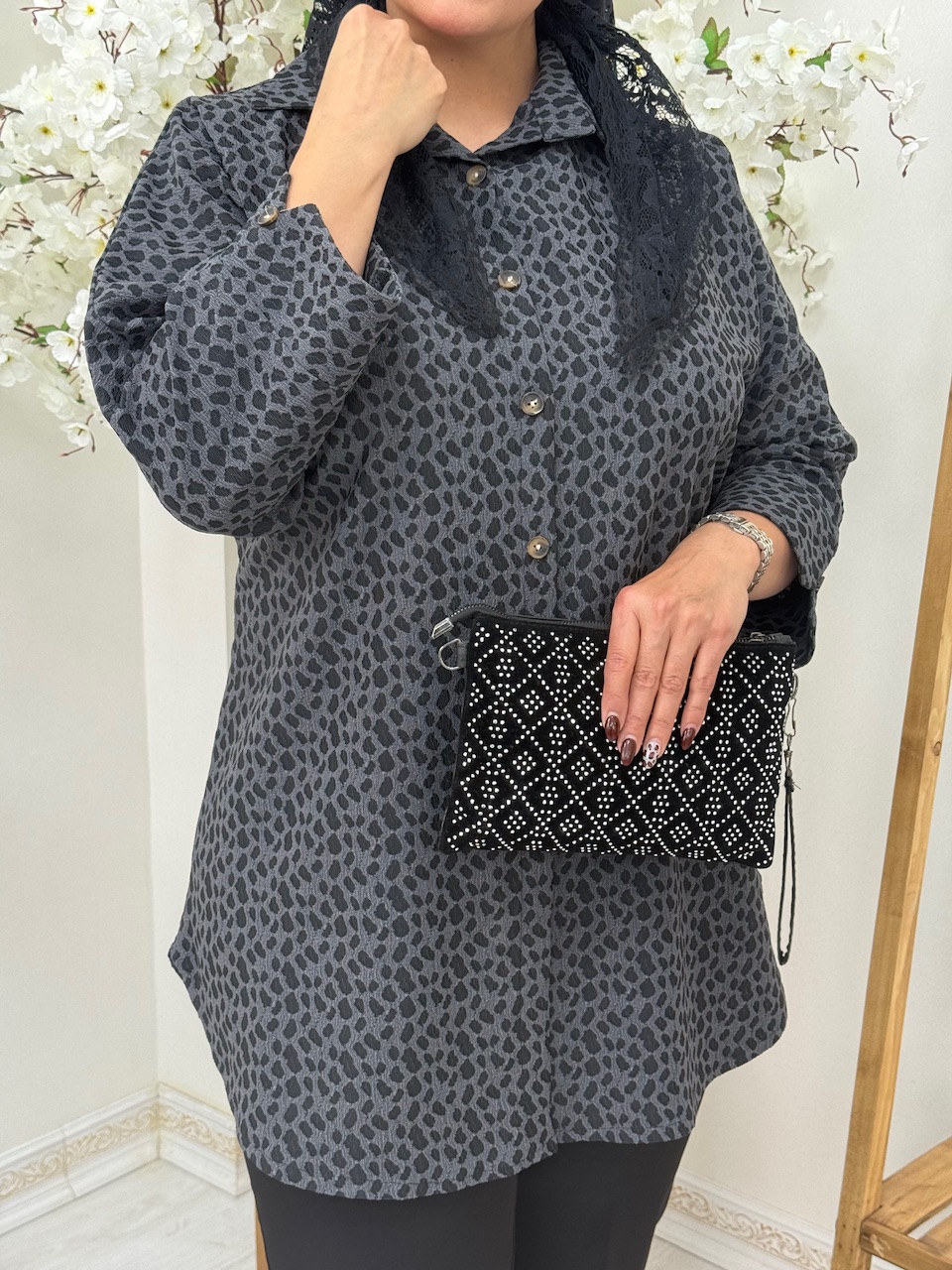 شومیز مانتویی گلاله