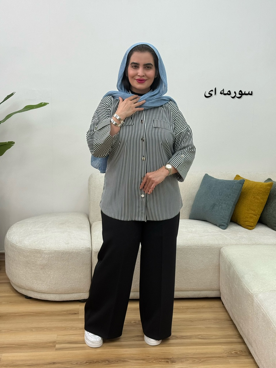 شومیز مانتویی البالو