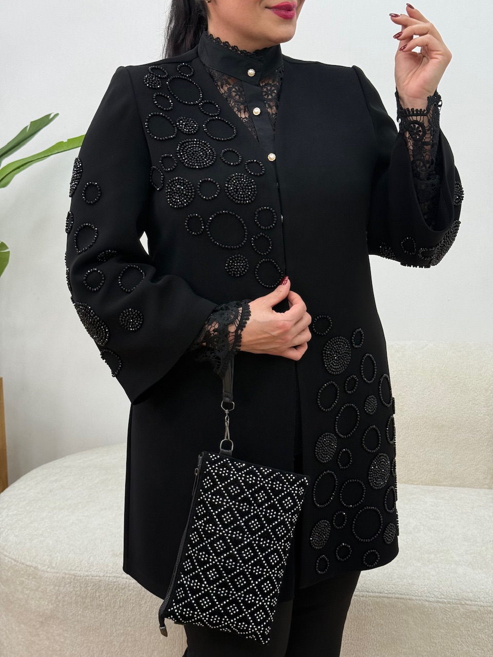 مانتو مجلسی شاینی