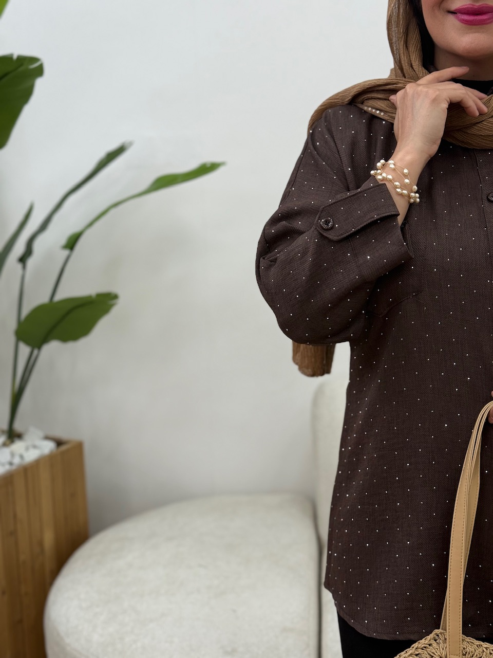شومیز مانتویی گیسوان