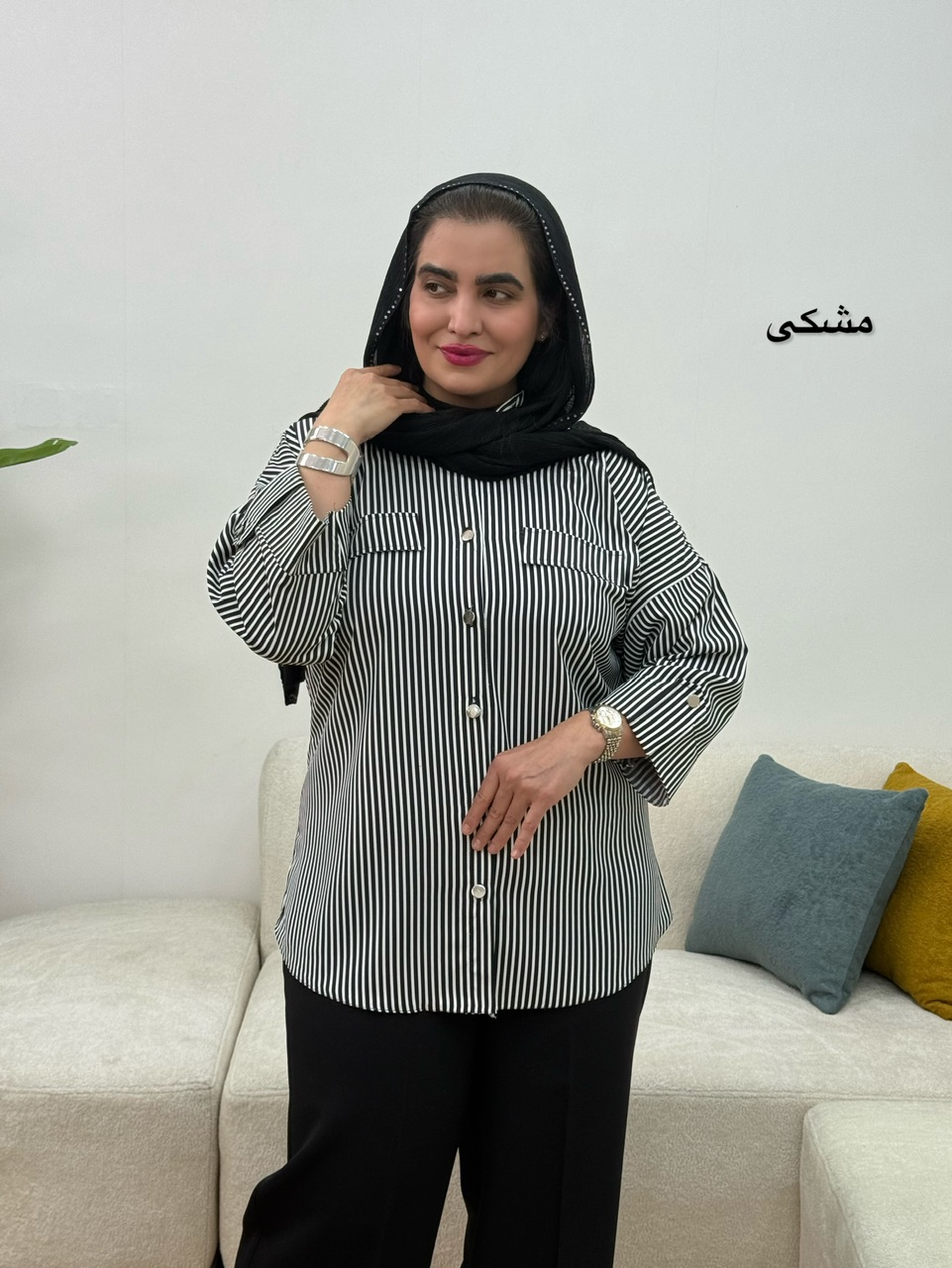 شومیز مانتویی البالو