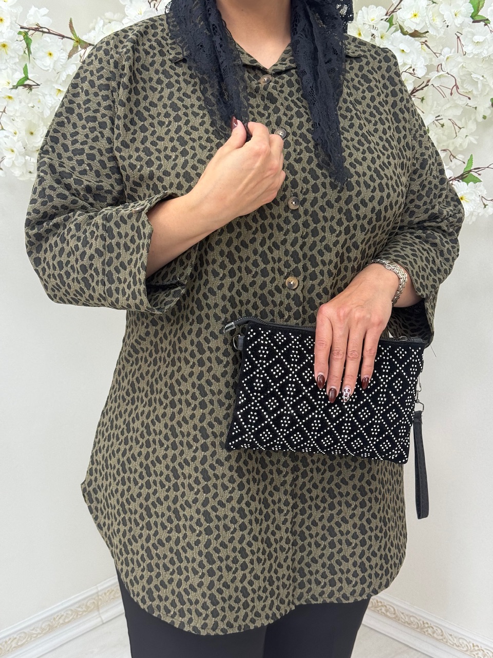 شومیز مانتویی گلاله