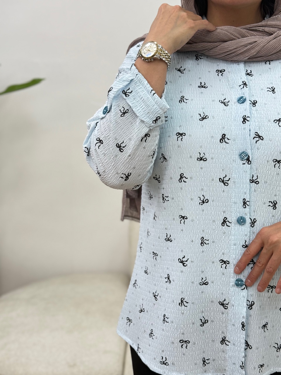 شومیز مانتویی سروینا