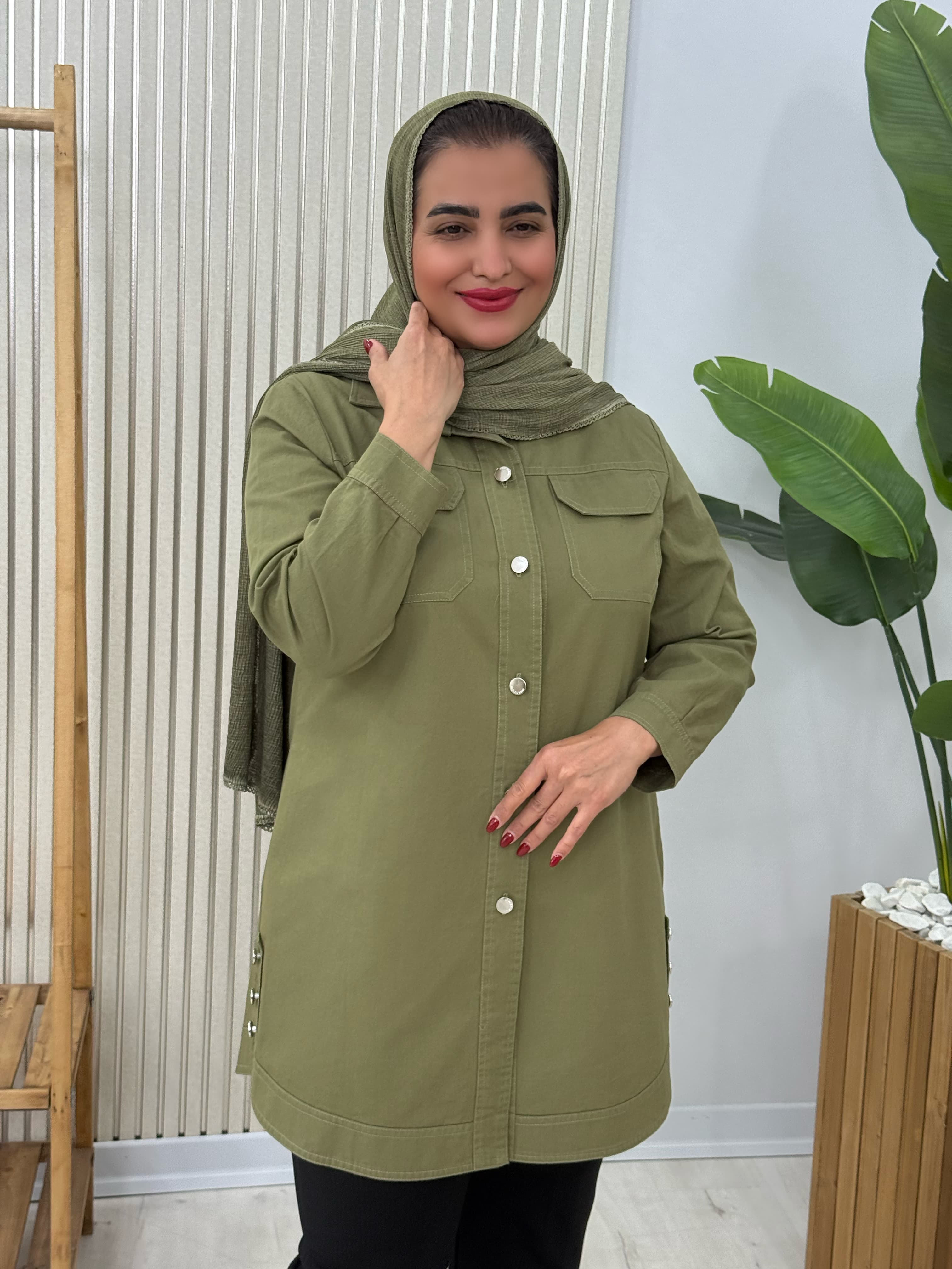 مانتو کتان ویدان
