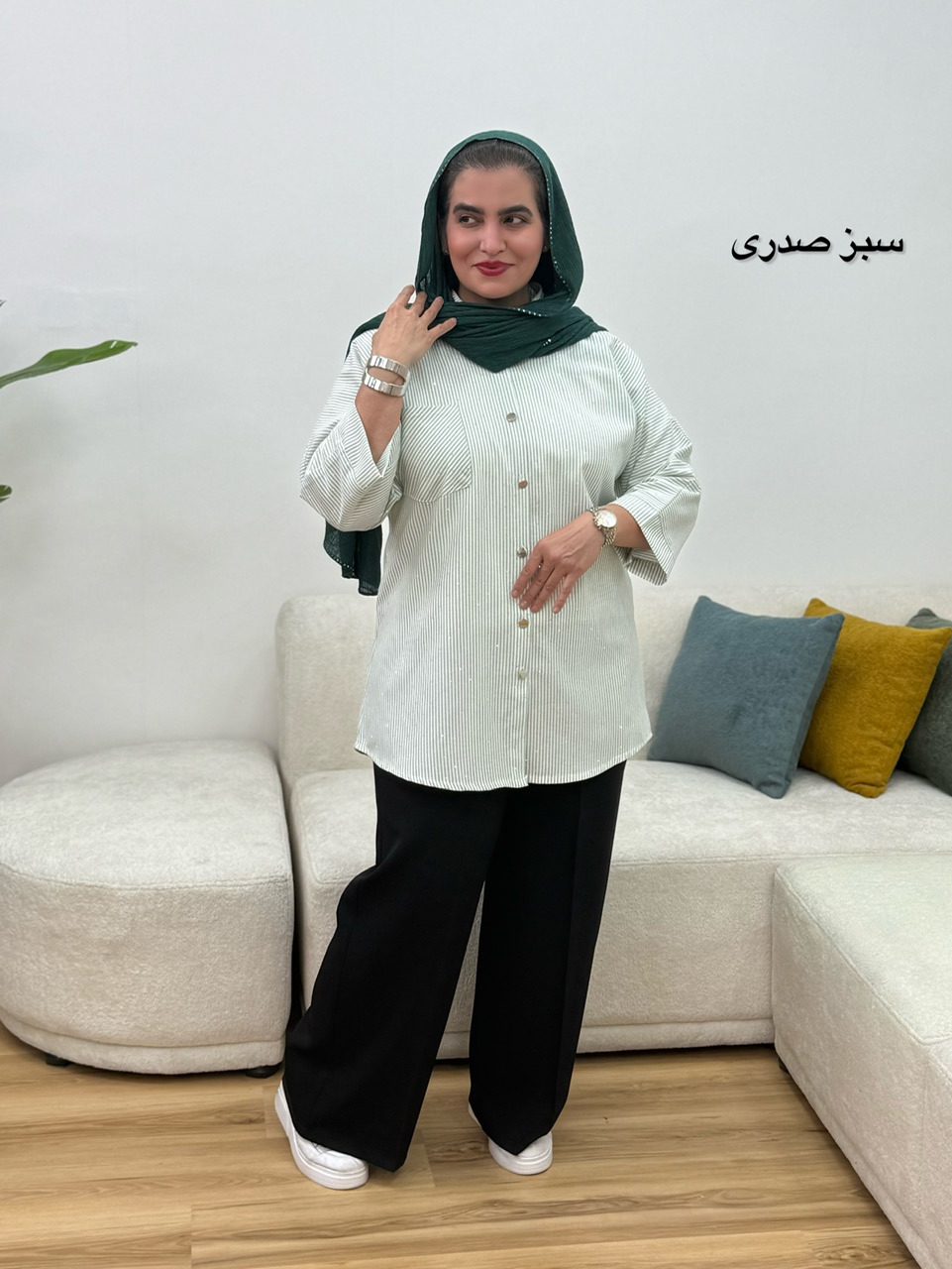 شومیز مانتویی کارامل
