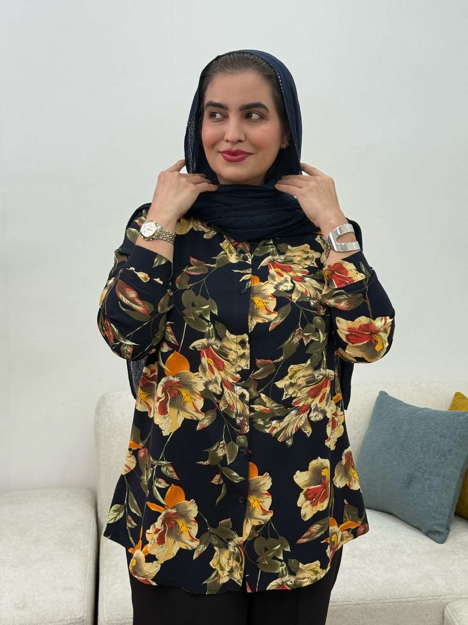شومیز مانتویی کانیا