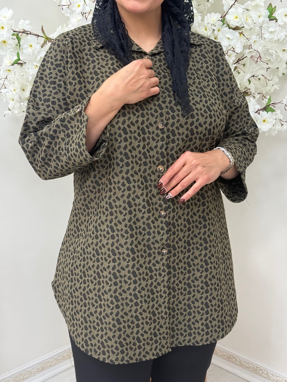 شومیز مانتویی گلاله