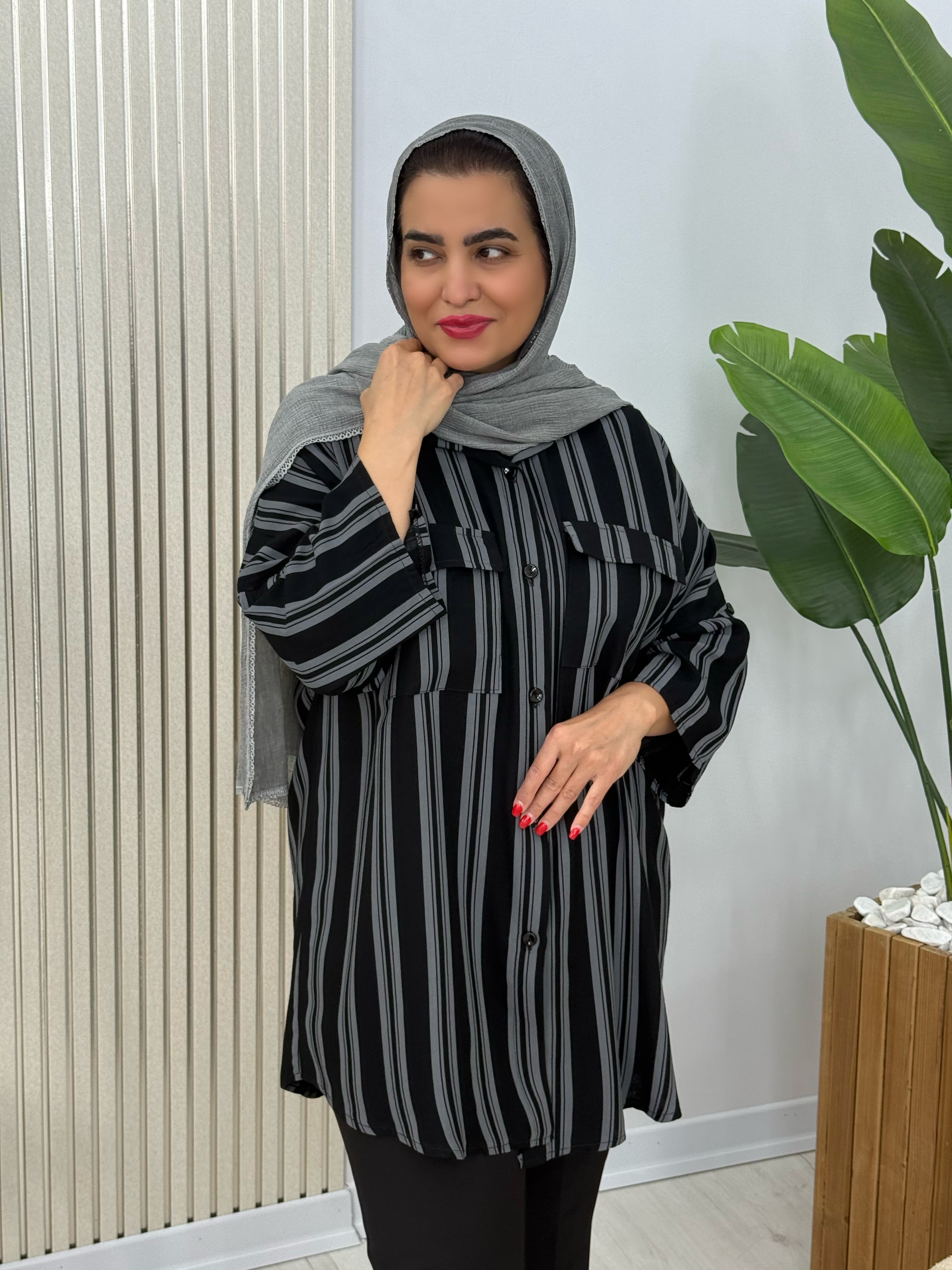 شومیز مانتویی سینتیا