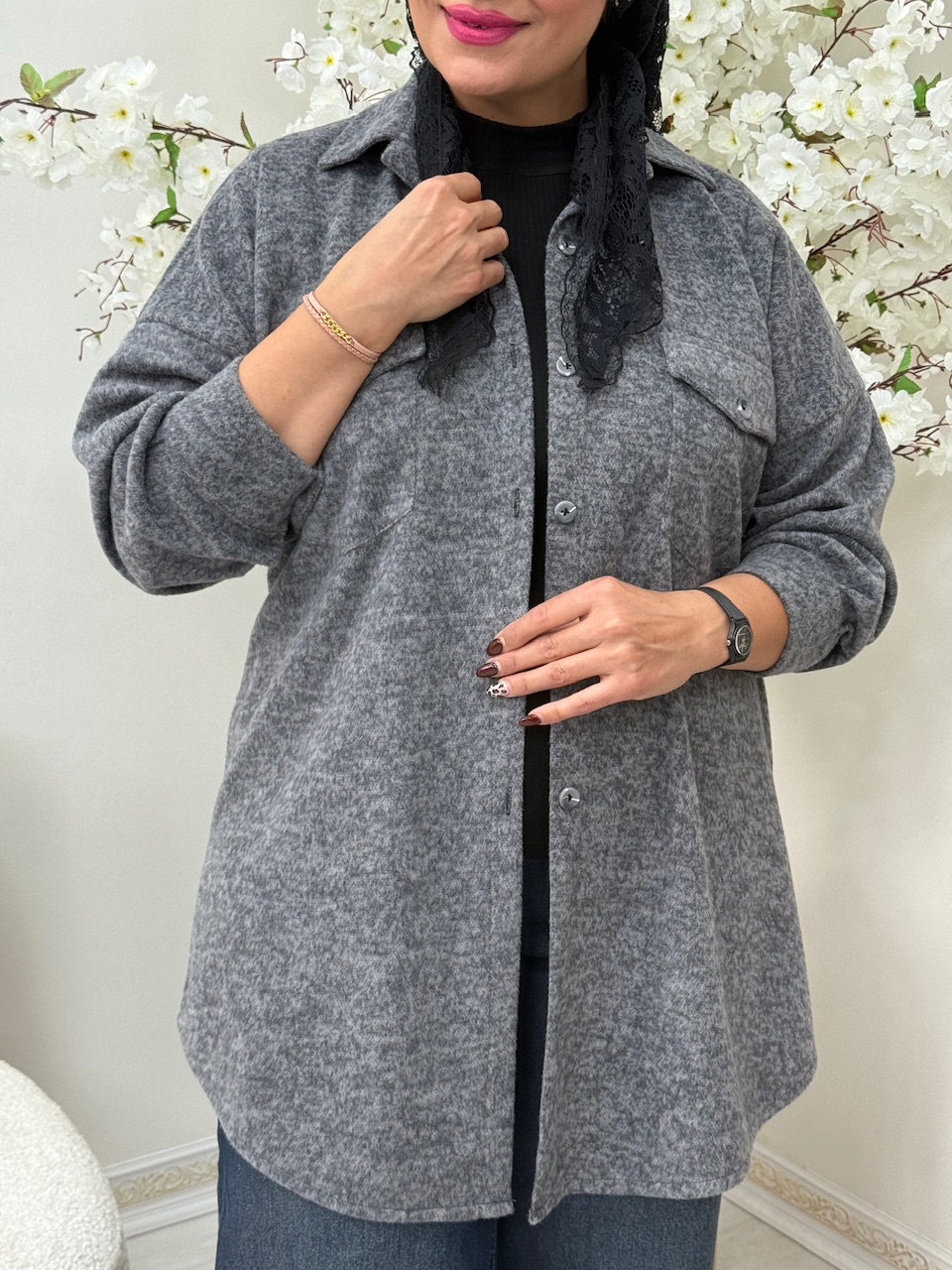 شومیز مانتویی الیوا