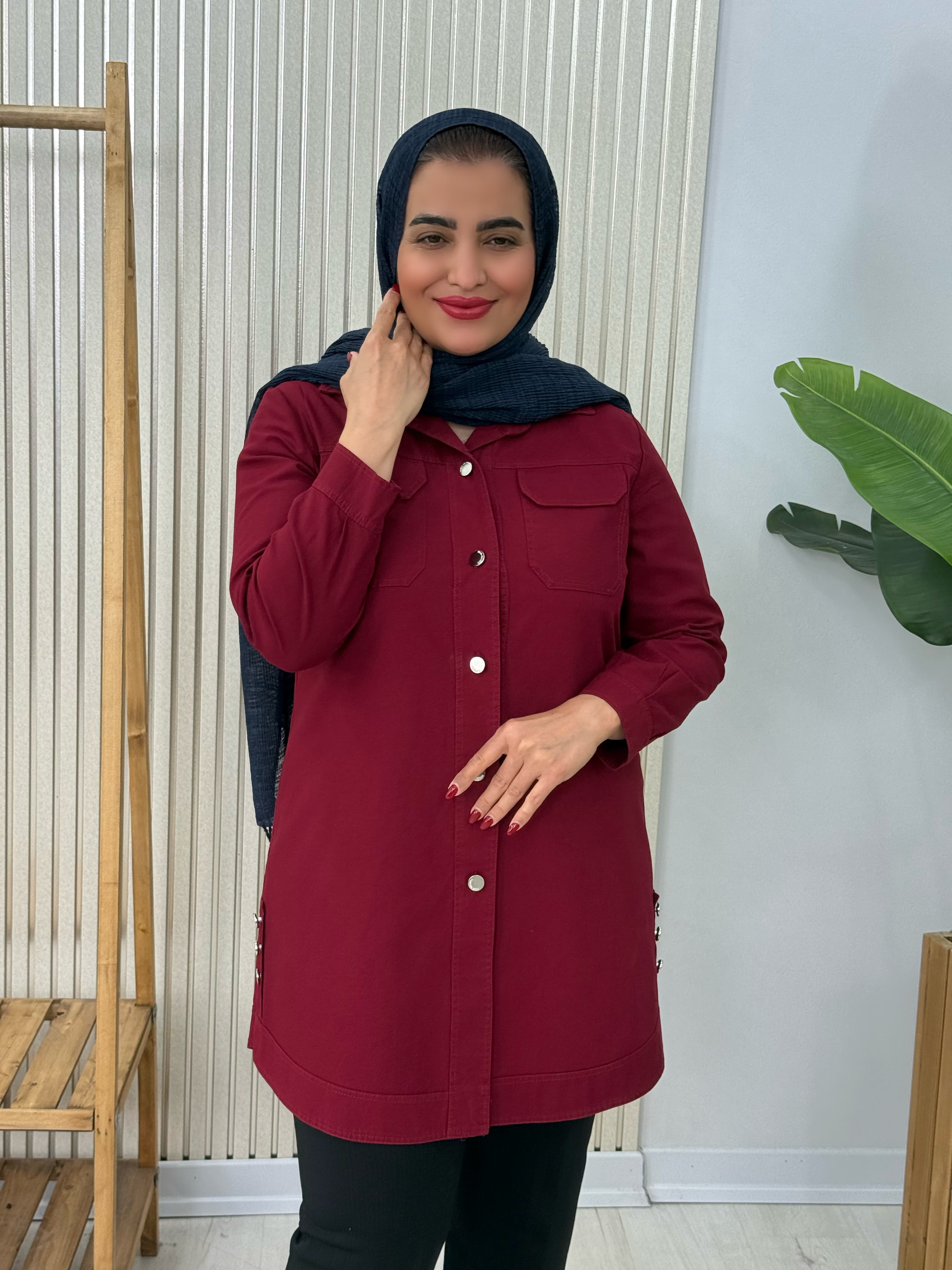 مانتو کتان ویدان