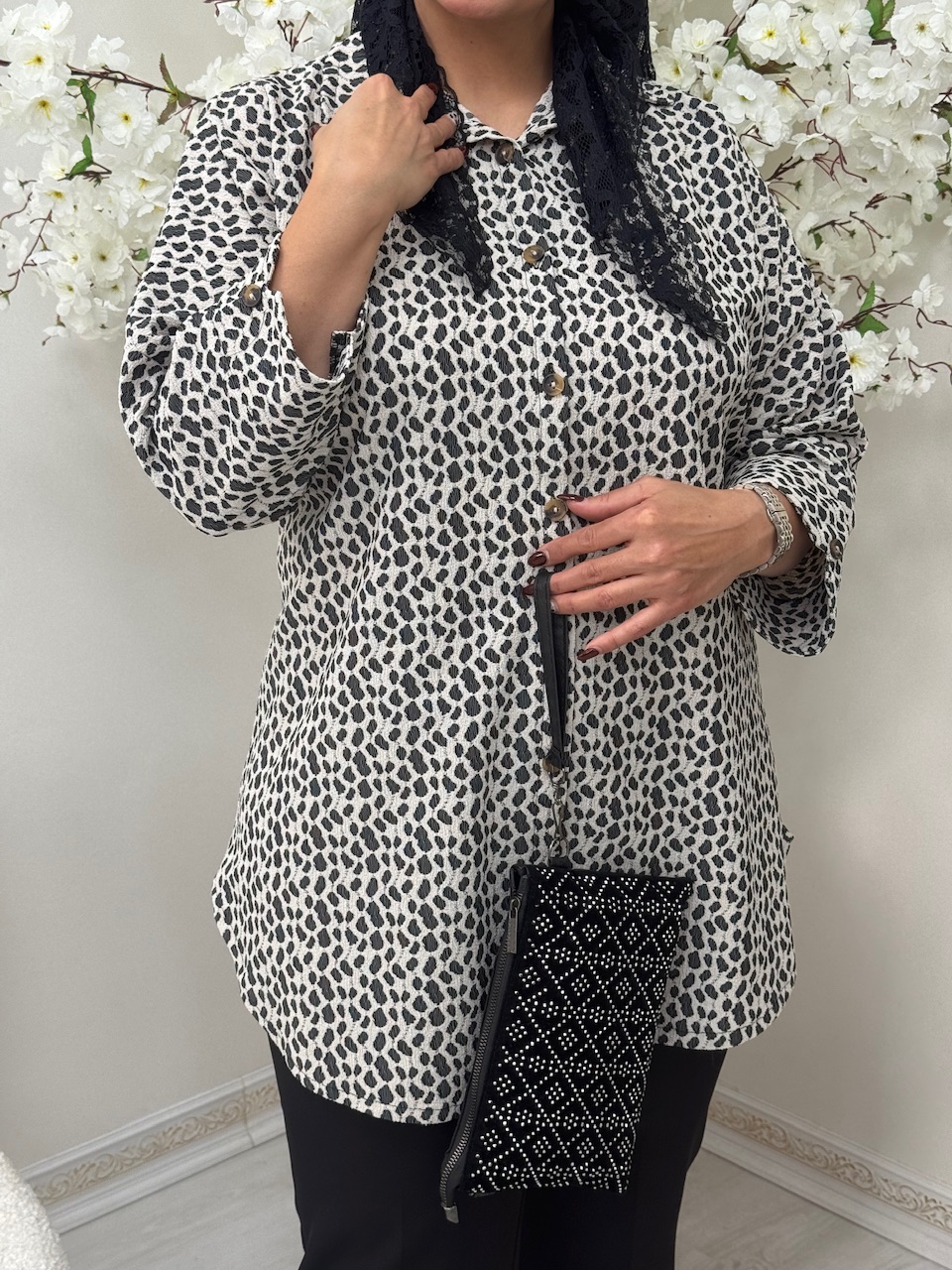 شومیز مانتویی گلاله