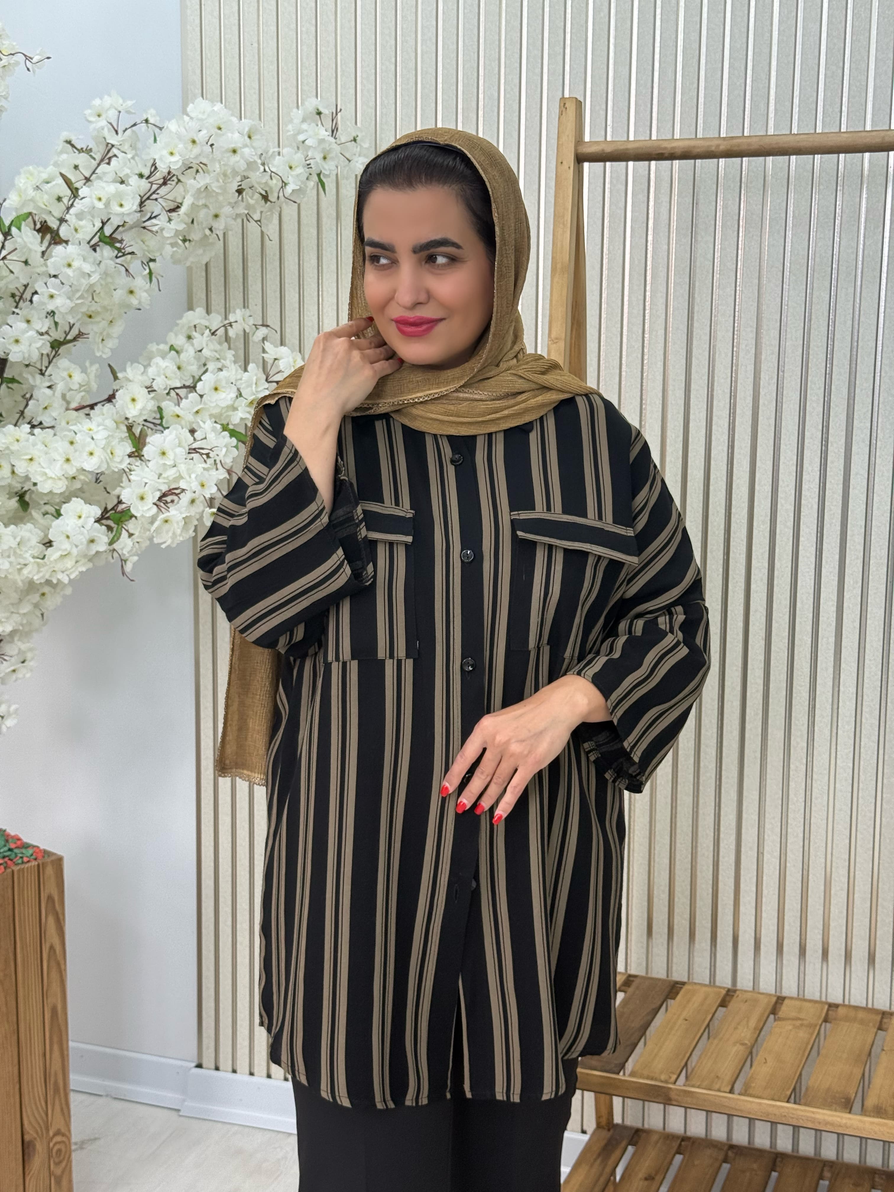 شومیز مانتویی سینتیا