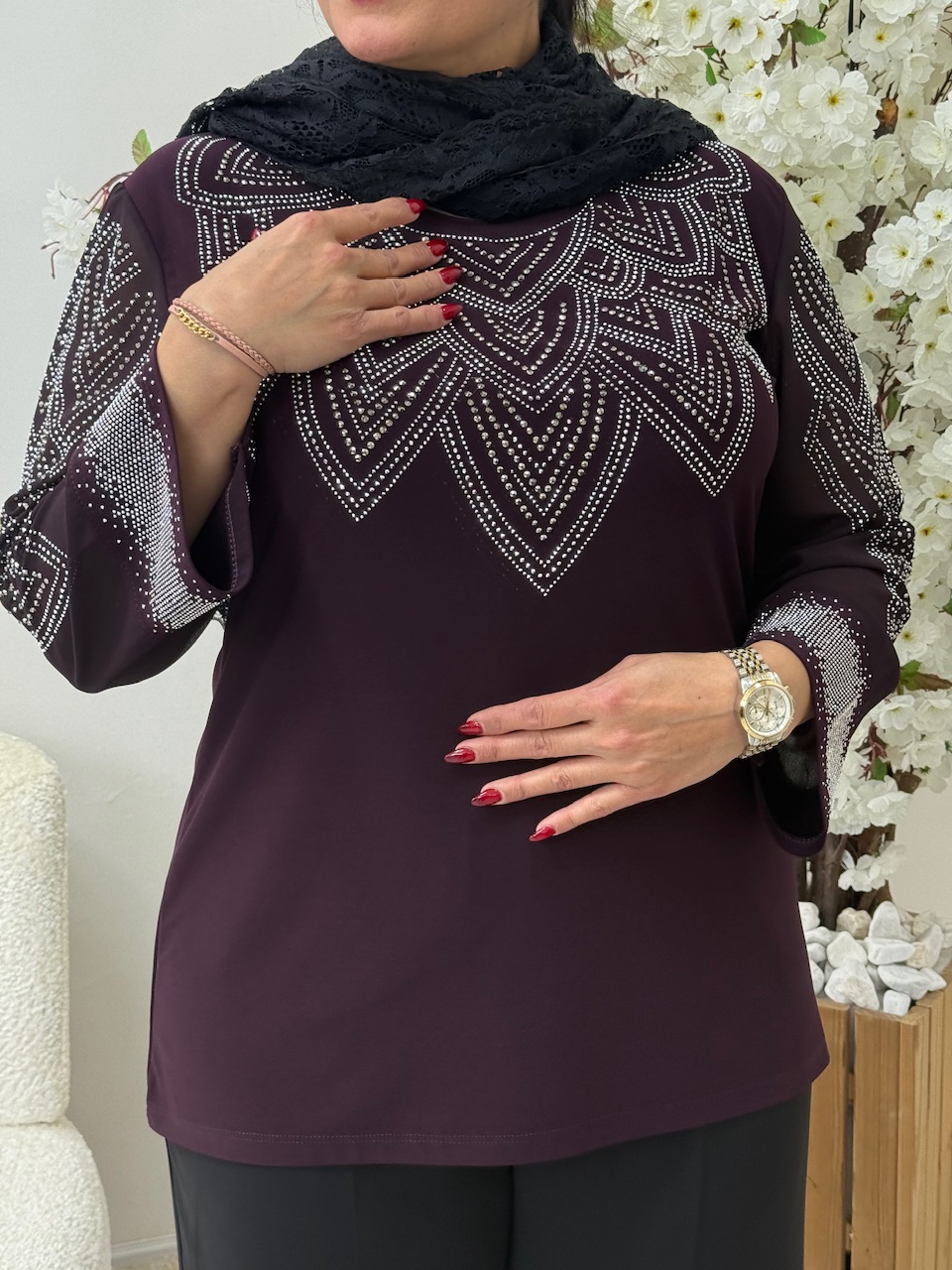 شومیز مجلسی نورسا