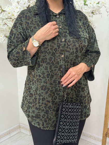 شومیز مانتویی نوراژ