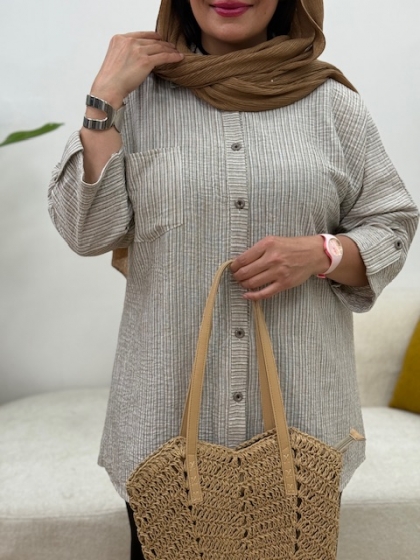 شومیز مانتویی تیسو