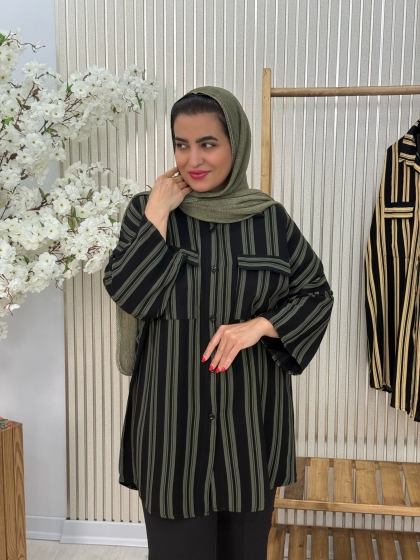 شومیز مانتویی سینتیا