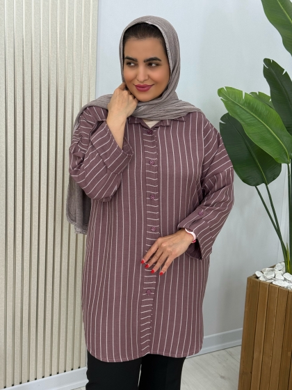 شومیز مانتویی دلارین